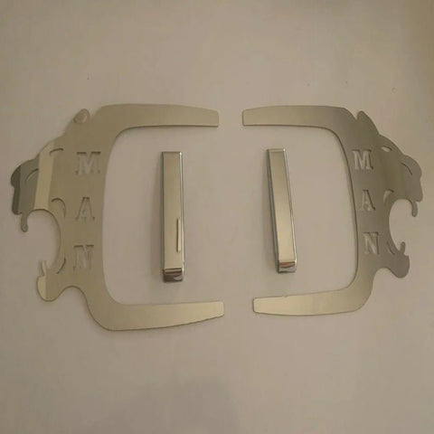 Fits MAN TGX 2012-2017 Chrome Door Handle Trim Cover 4 Pcs - Luxell Europe