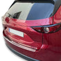 Fits Mazda CX5 2017-2021 Chrome Rear Bumper Protector Scratch Guard - Luxell Europe