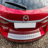 Fits Mazda MK6 2012-2016 SW ESTATE Chrome Rear Bumper Protector Scratch Guard - Luxell Europe