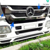 Fits Mercedes Actros MP3 2008-2012 Chrome Front Grille Trim Streamer 3 Pcs - Luxell Europe