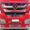 Fits Mercedes Axor MP3 2011-2014 Chrome Front Grille Trim Streamer 3 Pcs - Luxell Europe