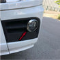Fits Mercedes Benz Actros Mp4 Series Chrome Fog Light Lamp Cover Surrounds Trim 2 Pcs - Luxell Europe