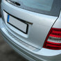 Fits Mercedes C Class ESTATE W204 S204 2007-2014 Chrome Rear Bumper Protector Scratch Guard - Luxell Europe