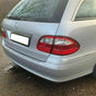 Fits Mercedes E Class W211 S211 ESTATE 2003-2009 Chrome Rear Bumper Protector Scratch Guard - Luxell Europe