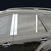Fits Mercedes ML W163 1998-2006 Chrome Door Pillar Trims 6 Pcs - Luxell Europe