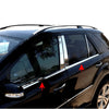 Fits Mercedes ML W164 2005-2011 Chrome Window Frame Sill Trim Strips Streamer 4 Pcs - Luxell Europe