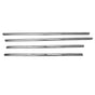 Fits Mercedes ML W164 2005-2011 Chrome Window Frame Sill Trim Strips Streamer 4 Pcs - Luxell Europe