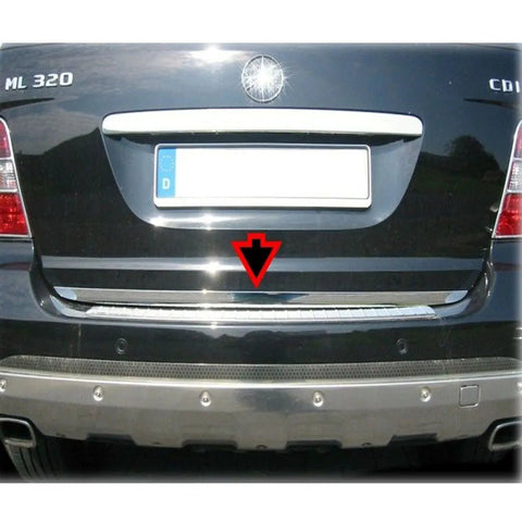 Fits Mercedes ML320 W164 2006-2013 Chrome Tailgate Boot Lid Trim Strip Streamer 1 Pcs - Luxell Europe
