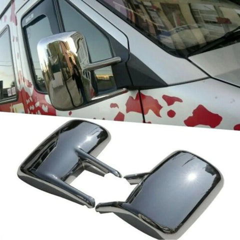 Fits Mercedes Sprinter W901 1998-2006 ABS Plastic Side View Wing Mirror Trim Cover 2 Pcs (LHD) - Luxell Europe