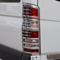 Fits Mercedes Sprinter W906 2006-2017 Chrome Plated ABS Plastic Brake Lamp Tail Light Trim Cover 2 Pcs - Luxell Europe