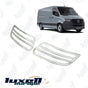 Fits Mercedes Sprinter W907 2018-2021 Chrome Bonnet Hood Ventilation Trim Frame - Luxell Europe