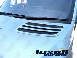 Fits Mercedes Sprinter W907 2018-2021 Chrome Bonnet Hood Ventilation Trim Frame - Luxell Europe