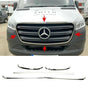 Fits Mercedes Sprinter W907 2018-2022 Chrome Front Outer Grille Trim Streamer 4 Pcs - Luxell Europe