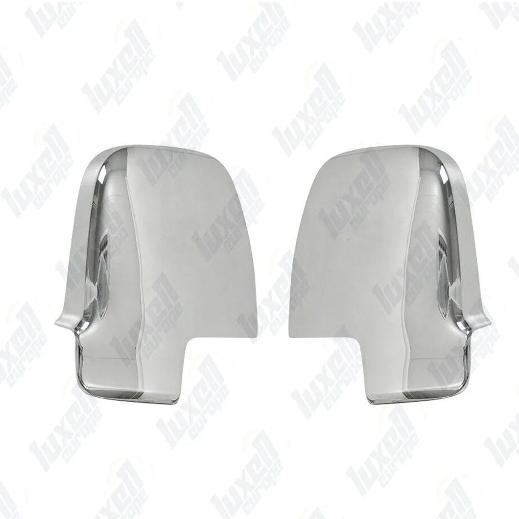 Fits Mercedes Sprinter W907 2018-2022 Chrome Side View Wing Mirror Trim Cover 2 Pcs - Luxell Europe