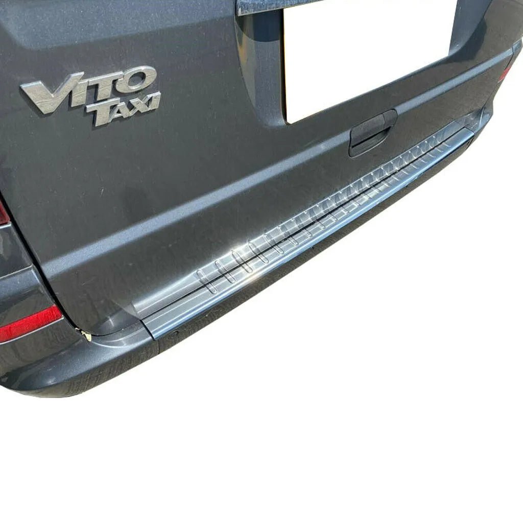 Fits Mercedes Vito / Taxi / Viano W639 2004-2014 Chrome Rear Bumper Protector Guard - Luxell Europe