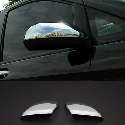 Fits Mercedes Vito W447 2014-2021 Chrome Side View Wing Mirror Trim Cover 2 Pcs - Luxell Europe