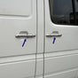Fits Mercedes Vito W638 1996-2003 / Sprinter W901 and VW Volt 1998-2006 Chrome Exterior Door Handle Cover 4 Pcs - Luxell Europe