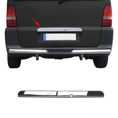 Fits Mercedes Vito W638 1999-2003 Chrome Tailgate Boot Lid Trim Strip Streamer 1 Pcs - Luxell Europe