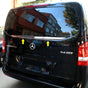 Fits Mercedes W447 Vito / Taxi 2014-2021 Chrome Tailgate Boot Lid Trim Strip Streamer 3 Pcs - Luxell Europe
