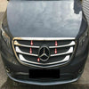 Fits Mercedes W447 Vito / Taxi 2014-2022 Chrome Front Grille Trim Streamer 5 Pcs - Luxell Europe