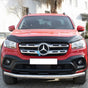 Fits Mercedes X-Class 2017-2020 Black Bonnet Protector Guard Wind Stone Bug Deflector - Luxell Europe