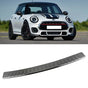 Fits Mini Cooper F56 2006-2013 Chrome Rear Bumper Protector Scratch Guard - Luxell Europe
