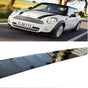 Fits Mini Cooper R56 2006-2013 DARK Chrome Rear Bumper Protector Scratch Guard - Luxell Europe
