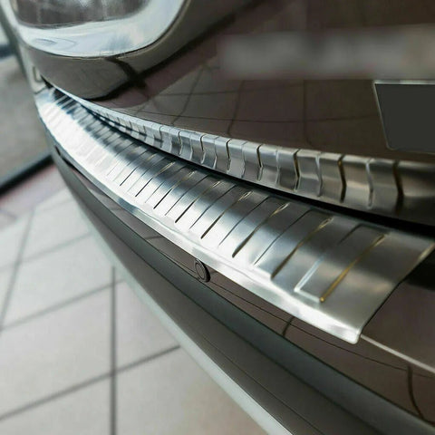 Fits Mitsubishi Outlander 2016-2019 Chrome Rear Bumper Protector Scratch Guard - Luxell Europe