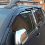 Fits Nissan Navara D40 2005-2014 Wind Rain Deflector , Side Door Window Vent Visor 4 Pcs - Luxell Europe