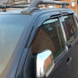 Fits Nissan Navara D40 2005-2014 Wind Rain Deflector , Side Door Window Vent Visor 4 Pcs - Luxell Europe
