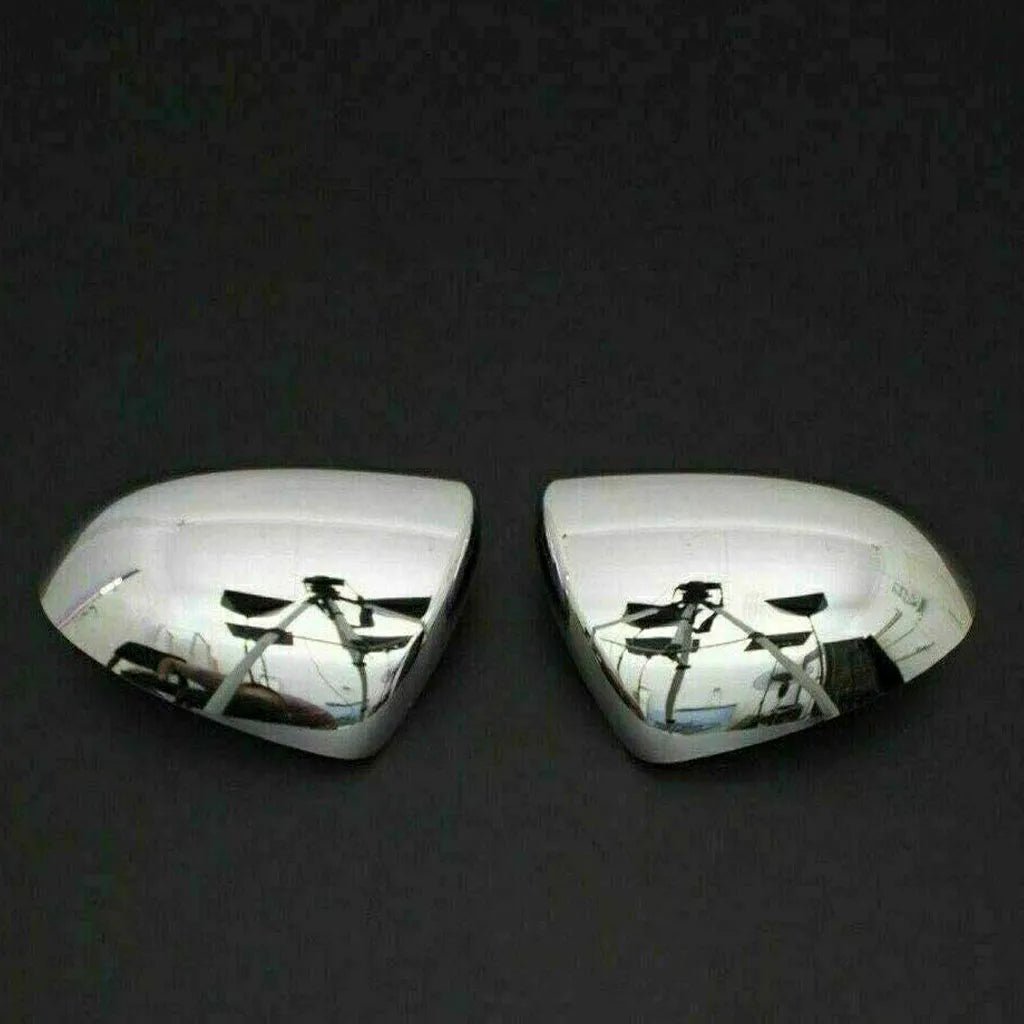 Fits Nissan Qashqai 2007-2014 Chrome Plated ABS Plastic Side View Wing Mirror Trim Cover 2 Pcs - Luxell Europe