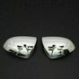 Fits Nissan Qashqai 2007-2014 Chrome Plated ABS Plastic Side View Wing Mirror Trim Cover 2 Pcs - Luxell Europe
