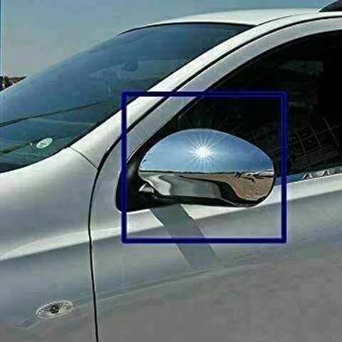 Fits Nissan Qashqai 2007-2014 Chrome Plated ABS Plastic Side View Wing Mirror Trim Cover 2 Pcs - Luxell Europe