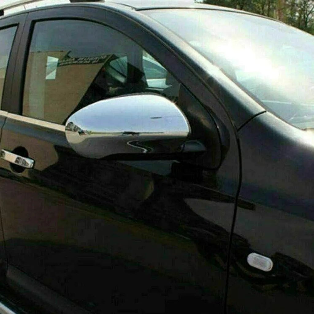 Fits Nissan Qashqai 2007-2014 Chrome Plated ABS Plastic Side View Wing Mirror Trim Cover 2 Pcs - Luxell Europe