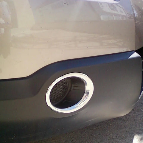 Fits Nissan Qashqai J10 2007-2010 Chrome Fog Light Lamp Cover Surrounds Trim 2 Pcs - Luxell Europe