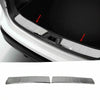 Fits Nissan Qashqai J11 2014-2020 Chrome Inner Rear Bumper Protector Scratch Guard 2 Pcs - Luxell Europe