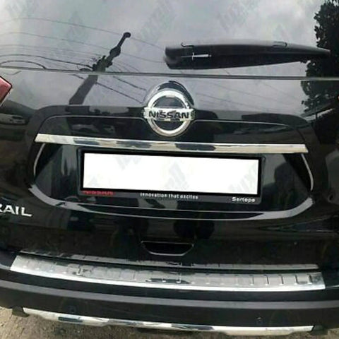 Fits Nissan X-Trail 2014-2021 Chrome Rear Bumper Protector Scratch Guard - Luxell Europe