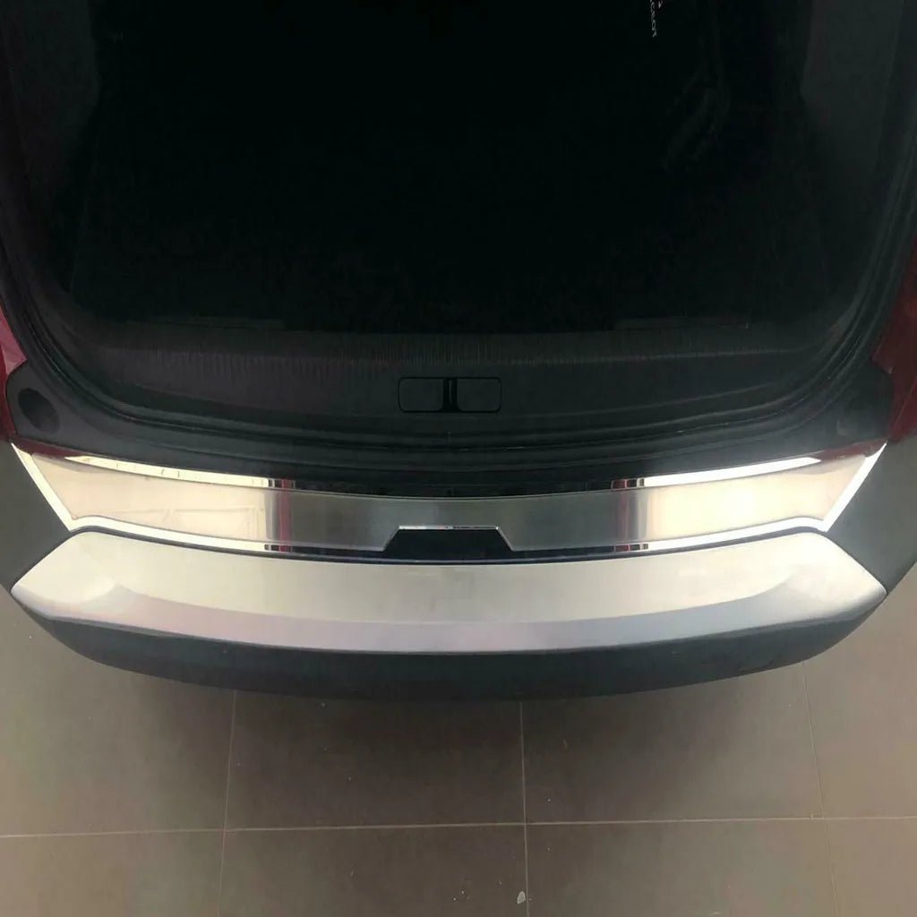 Fits Peugeot 2008 2019-2022 Chrome Rear Bumper Protector Scratch Guard - Luxell Europe