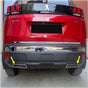 Fits Peugeot 3008 2016-2020 Chrome Exhaust Deflector Frame Trim 2 Pcs - Luxell Europe