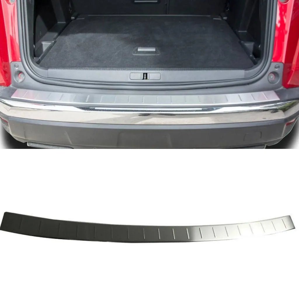 Fits Peugeot 3008 MK2 2016-2022 Chrome Rear Bumper Protector Scratch Guard - Luxell Europe
