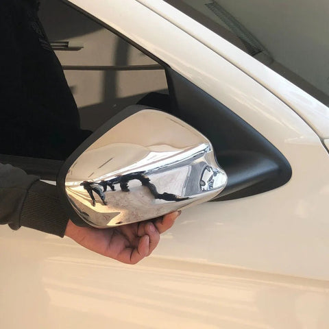 Fits Peugeot 301 2012-2021 Chrome Side View Wing Mirror Trim Cover 2 Pcs - Luxell Europe