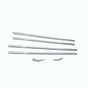 Fits Peugeot 301 & Citroen Elysee 2012-2021 Chrome Window Frame Sill Trim Strips Streamer 6 Pcs - Luxell Europe