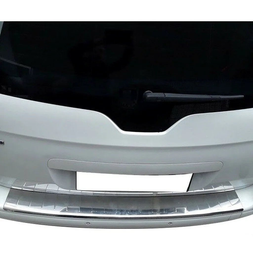 Fits Peugeot 5008 MK2 2017-2021 Chrome Rear Bumper Protector Scratch Guard - Luxell Europe