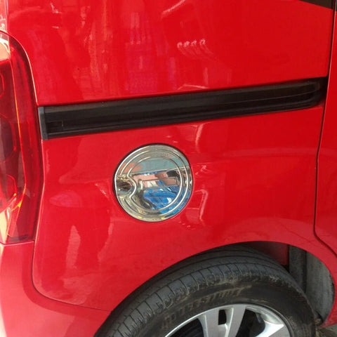 Fits Peugeot Bipper / Citroen Nemo / Fiat Fiorino Qubo 2008-2017 Chrome Fuel Tank Cap Flap Cover - Luxell Europe
