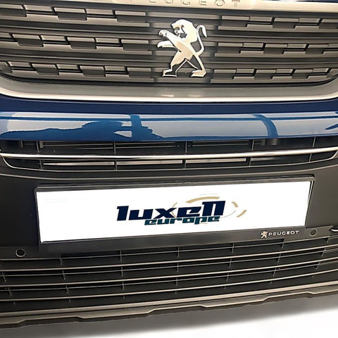 Fits Peugeot Rifter 2018-2022 Chrome Front Grille Lower Trim Streamer 1 Pcs - Luxell Europe