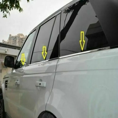 Fits Range Rover Sport 2005-2013 Window Frame Trim Strips Streamer 6 Pcs - Luxell Europe