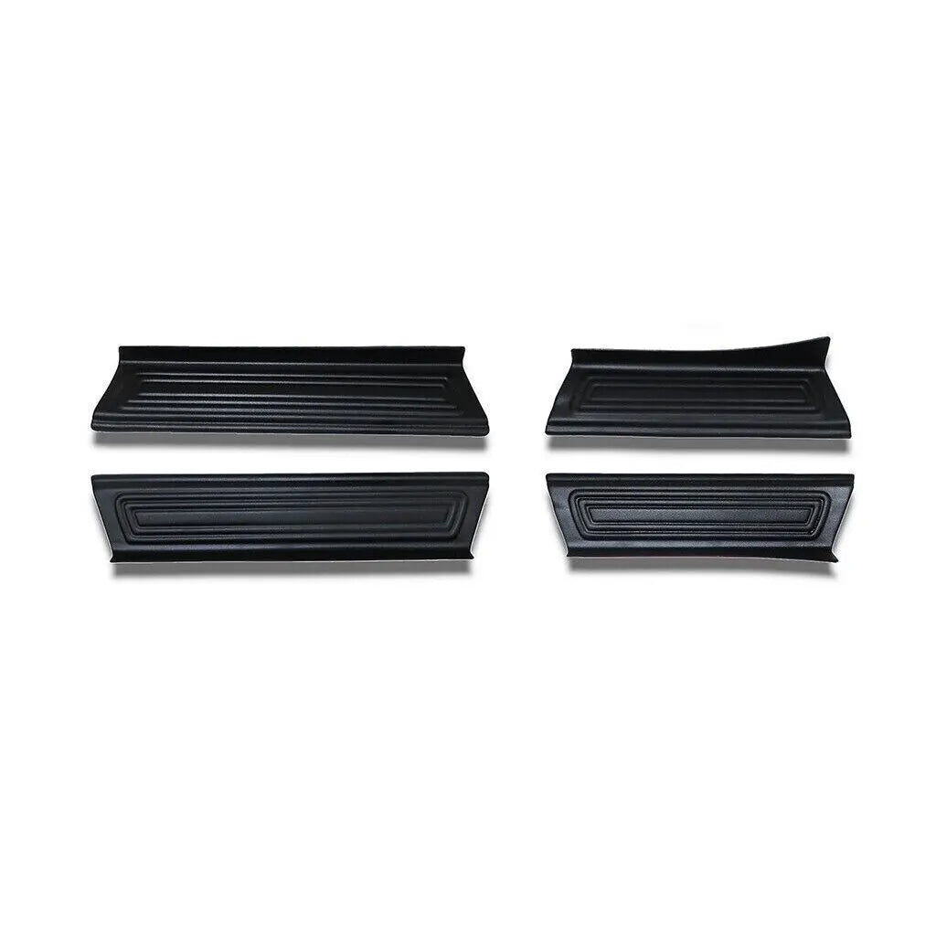 Fits Renault Captur 2013-2023 Door Entry Set Guard Sill Protector Kick Plate Cover 4 Pcs - Luxell Europe