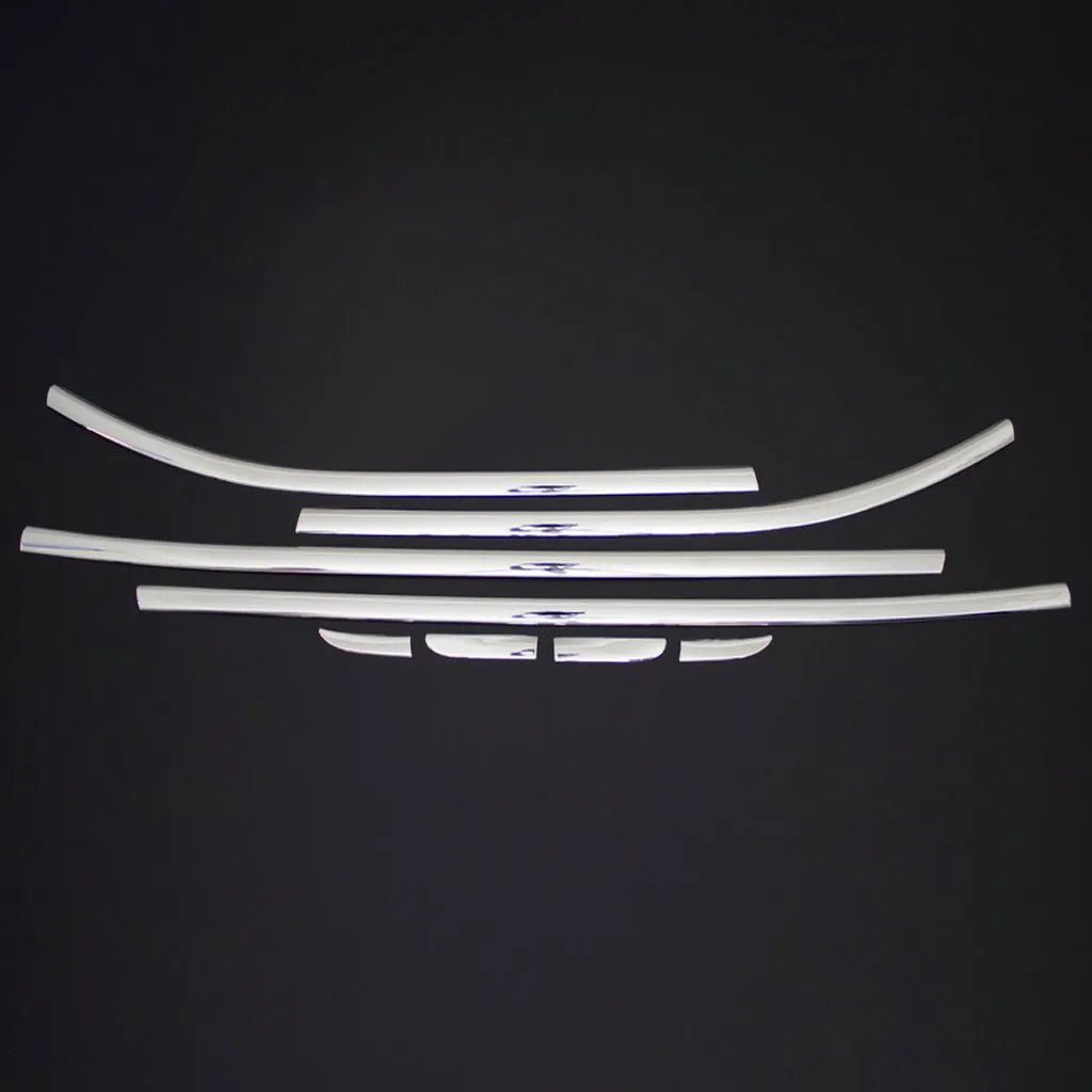 Fits Renault Clio MK4 2012-2019 Chrome Window Frame Sill Trim Strips Streamer 8 Pcs - Luxell Europe