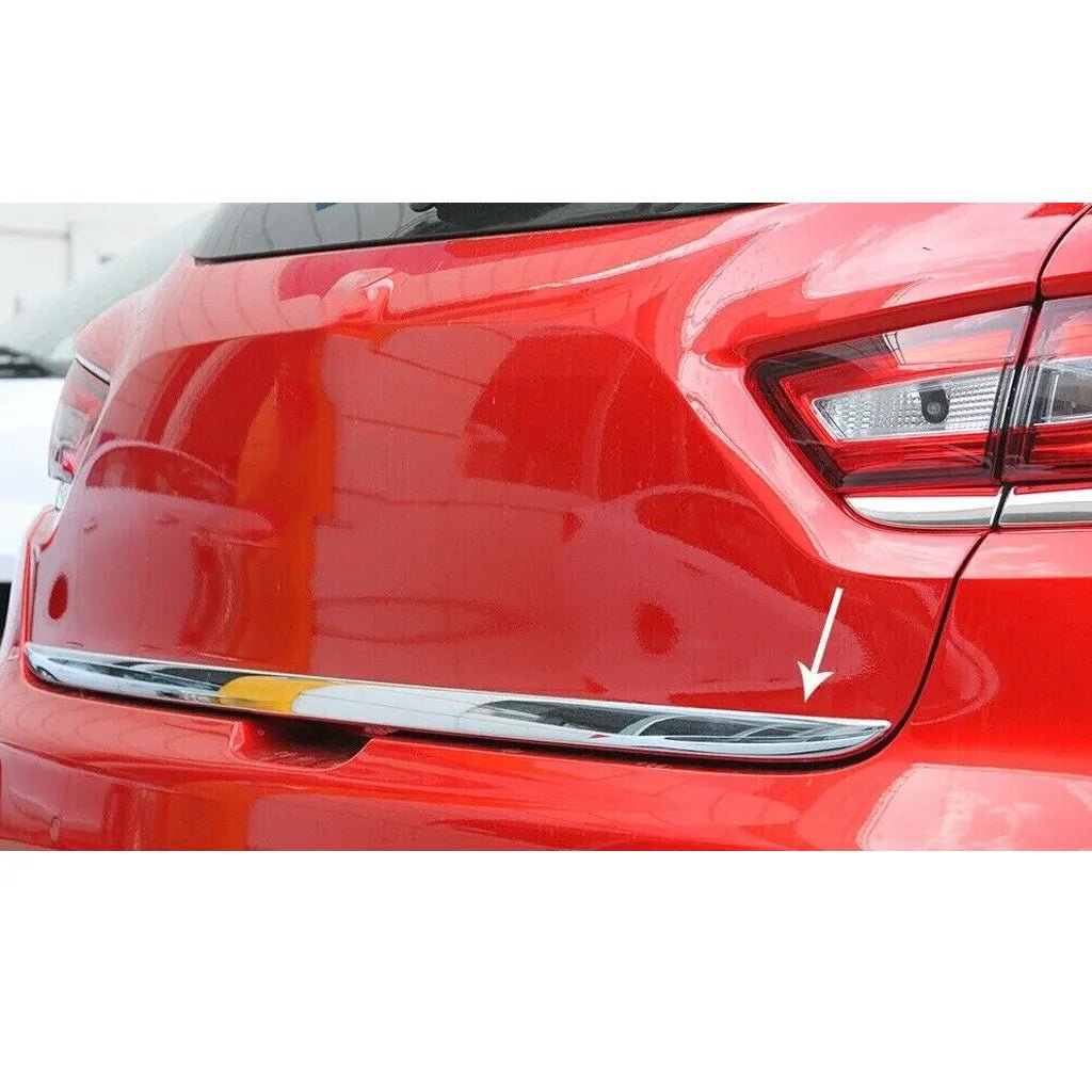 Fits Renault Clio MK4 HB 2012-2019 Chrome Tailgate Boot Lid Trim Strip Streamer 1 Pcs - Luxell Europe