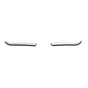 Fits Renault Clio MK5 HB 2019-2022 Chrome Exhaust Deflector Frame Trim 2 Pcs - Luxell Europe